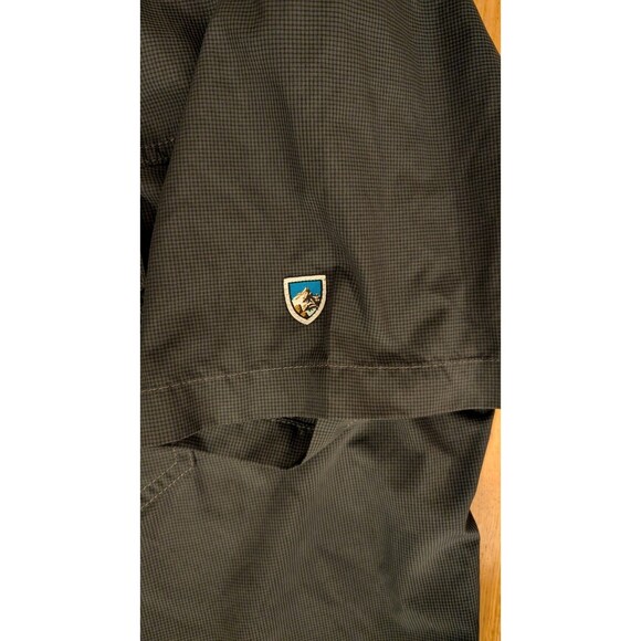 KUHL Ionik Eluxur Short Sleeve Shirt Mens XXL 2XL Grey Quick Dry Button Up NWOT - Picture 5 of 7